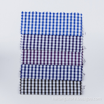 Check Bamboo fabric Plain Fabric Moisture Shirting Fabric